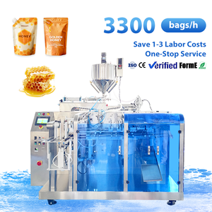 Automatic Doypack Packing <b>Machine</b> for Syrup Honey Liquid Food Pouch Premade Bag Filling Sealing Long Service Life - Product Image 1