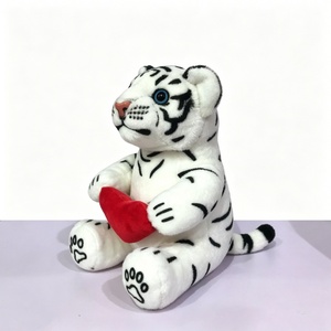 Oreiller en peluche ours blanc personnalisé, mignon, brodé, anti-stress, doux et moelleux - Product Image 4