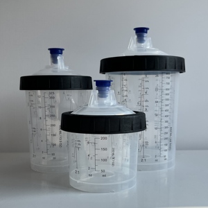 ถ้วยผสมสีพลาสติกแบบประหยัด ขนาด 400 มล. 650 มล. ระบบถ้วยสี <span class=keywords><strong>TPS</strong></span> 1.0 ถ้วยพ่นสี PPS - Product Image 4