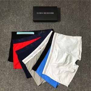 Calzoncillos Bóxer <span class=keywords><strong>de</strong></span> Algodón Puro para <span class=keywords><strong>Hombre</strong></span>, Marca <span class=keywords><strong>de</strong></span> Moda, Corte Medio, Cómodos, Transpirables, Ideales para Verano, Regalo - Product Image 3