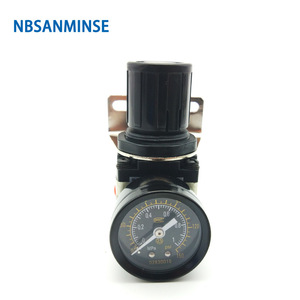 NBSANMINSE ตัวควบคุมแรงดันลม AR2000-02 วาล์วควบคุมแรงดันลมแบบนิวแมติกสำหรับใช้กับคอมเพรสเซอร์ - Product Image 1