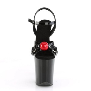 <span class=keywords><strong>Sandali</strong></span> con <span class=keywords><strong>Tacco</strong></span> <span class=keywords><strong>a</strong></span> <span class=keywords><strong>Spillo</strong></span> da 8 Pollici (20 cm), Punta Aperta, Estivi, Antiscivolo, Impermeabili, con Plateau, Aumentano l'Altezza, per Pole Dance, Neri - Product Image 2