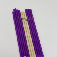 Pailles en plastique jetables sans BPA, pailles jumbo imprimées, pailles longues, personnalisables en couleur/taille/emballage