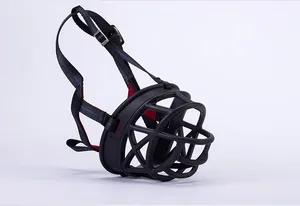 Bozal de lujo personalizado para perro tipo cesta |   Ajustable con hebillas de metal y nailon |   Protector Anti-Mordidas de Malla Transpirable |   En stock - Product Image 3