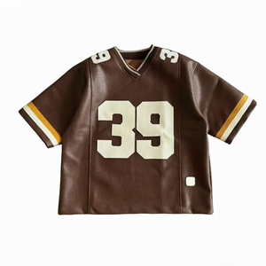 Maillot de baseball tendance pour adulte, décontracté, pour l'entraînement, manches blanches et rouges, personnalisable avec broderie et impression, vente en gros, chemise de softball boutonnée - Product Image 1