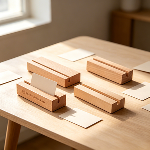 Portafoto in <span class=keywords><strong>Legno</strong></span> Dipinto Ecologico, Clip per Appunti, Supporto per Calendario da Scrivania, Porta Biglietti per Casa e Scuola - Product Image 1