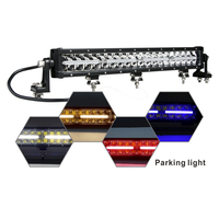 Tuff Plus 22 pouces Multi Color Chase Aurora Led Light Bar avec DRL Parking Light pour Truck Offroad