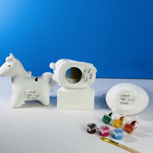 <span class=keywords><strong>Mignon</strong></span> Petit Animal Ornements DIY Graffiti Modèle <span class=keywords><strong>Coloriage</strong></span> Jouets Tirelire Éducative pour Enfants - Product Image 3