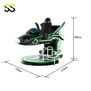 Simulateur de vol VR 9D (Avion/Hélicoptère) en métal pour intérieur, pour parcs à thème, de l'usine de Panyu, Guangdong - Product Image 5