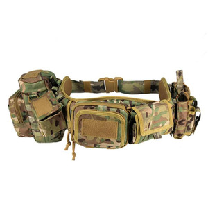 Ceinture tactique universelle pour l'alpinisme et les activités de plein air, sac banane tactique multifonctionnel, équipement de ceinture combiné - Product Image 1