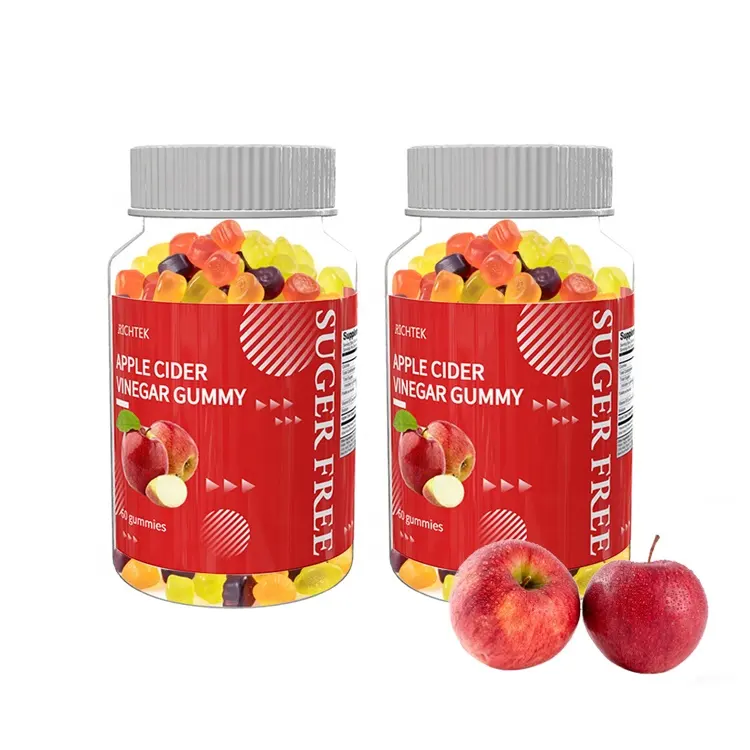 Nhãn hiệu riêng ACV 60 Gummies APPLE CIDER dấm không đường keto Hữu Cơ Gummies giảm cân APPLE CIDER dấm Gummies