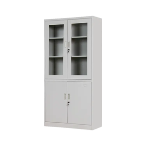 Armoire à dossiers en acier verticale à 4 portes, design moderne de haute qualité, pour le <span class=keywords><strong>bureau</strong></span>, l'hôpital, le stockage, étagère réglable - Product Image 6