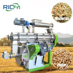 Richi Vòng chết 1-2T/h gà gia súc Thức ăn viên máy - Product Image 1