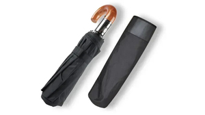 <span class=keywords><strong>Parapluie</strong></span> inversé de <span class=keywords><strong>luxe</strong></span> pour hommes, manche en bois, grand, automatique, coupe-vent, robuste, 8 baleines, pliable, <span class=keywords><strong>parapluie</strong></span> de pluie, cadeaux d'affaires de golf - Product Image 2