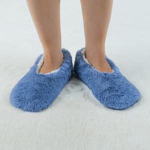 <span class=keywords><strong>Femme</strong></span> <span class=keywords><strong>Femme</strong></span> Dames Couleur vive <span class=keywords><strong>Pas</strong></span> <span class=keywords><strong>Cher</strong></span> Peluche Hiver Chaud Faux Sherpa Doublé Chambre Plancher Intérieur Maison Ballerines Snooze Chaussons - Product Image 2