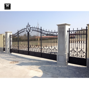 <span class=keywords><strong>Puertas</strong></span> <span class=keywords><strong>de</strong></span> Entrada <span class=keywords><strong>de</strong></span> Hierro Forjado <span class=keywords><strong>de</strong></span> Lujo con Abrepuertas Eléctrico, Flores Doradas, <span class=keywords><strong>Puertas</strong></span> <span class=keywords><strong>Metálicas</strong></span> <span class=keywords><strong>de</strong></span> Entrada Principal, Puerta <span class=keywords><strong>de</strong></span> <span class=keywords><strong>Jardín</strong></span> para Villas - Product Image 5