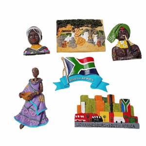 Pegatinas creativas para refrigerador de Sudáfrica, pegatinas magnéticas, recuerdos de viaje, decoraciones artesanales, Johannesburgo - Product Image 5