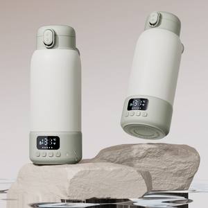 Chauffe-lait sans fil portable 100 degrés, petit chauffe-biberon USB portable, température constante pour bébé, idéal pour les voyages - Product Image 1