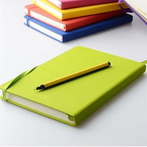 Carnet promotionnel A5 en cuir PU avec élastique, logo personnalisé imprimé en sérigraphie, 100 feuilles, pour usage professionnel au bureau - Product Image 4