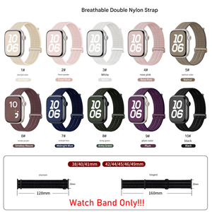 Correa de nailon transpirable Upro para iWatch 10 9 SE Ultra 2 49mm 46 42mm, ligera, deportiva, resistente al sudor, venta al por mayor - Product Image 2