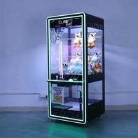 Machine à griffes de type grue à monnayeur avec armoire LED colorée pour parcs d'attractions, centres commerciaux et usage commercial en intérieur