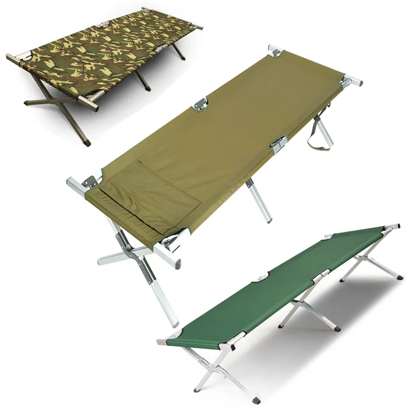 Quality Hitree popular heavy duty Hitree camping cots outdoor folding bed portable foldable sleeping stretchers camping bed