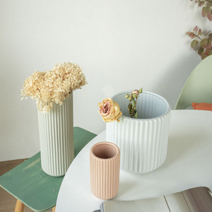 Vente en gros, <span class=keywords><strong>Vase</strong></span> en céramique Direct, moderne, Simple, droit, cylindrique, grand calibre, insertion de fleurs, <span class=keywords><strong>Vase</strong></span> de décoration pour salon, maison