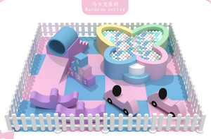 <span class=keywords><strong>Piscine</strong></span> <span class=keywords><strong>à</strong></span> balles <span class=keywords><strong>avec</strong></span> toboggans Tunnels Clôtures Divertissement intérieur, éducation préscolaire pour enfants - Product Image 6