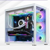 Ordinateur de bureau PC Gamer avec carte graphique RX 580, 16 Go de RAM, SSD 240 Go, carte mère B250 PC Mate