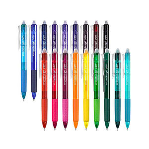 Juego de Bolígrafos de Gel de Plástico con Tinta que Desaparece a Alta Temperatura, Juego de Bolígrafos Personalizables Recargables y Borrables con Borrador - Product Image 2