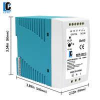 100W DC tension de sortie 2A 4A 7.5A MDR-100 12V 24V 48V Rail rail transformateur d'alimentation à découpage