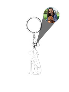 <span class=keywords><strong>Porte</strong></span>-clés personnalisé avec <span class=keywords><strong>projection</strong></span> <span class=keywords><strong>photo</strong></span> de chien, <span class=keywords><strong>porte</strong></span>-clés commémoratif pour animal de compagnie gravé, <span class=keywords><strong>porte</strong></span>-clés en acier inoxydable avec empreinte de patte - Product Image 2