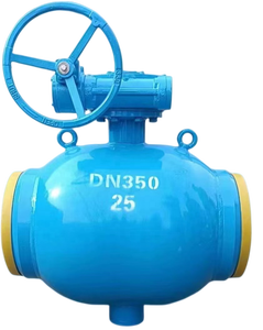 Full - Bore Welded Ball Valve, <b>Worm</b> - Gear Operated Flanged Ball Valve, for Thermal Power and Applications Q361F Wel - Product Image 2