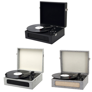 Wholesale New Style Suitcase All-in-One Device Record Player Gramophone Turntable Record <strong>Vinyl</strong> - Product Image 1