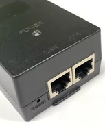 Injecteur PoE passif 15.4W 12V 18V 24V 48V 2.5G commutateur Ethernet PoE alimentation double adaptateur RJ45 gigabit PoE pour CCTV AP