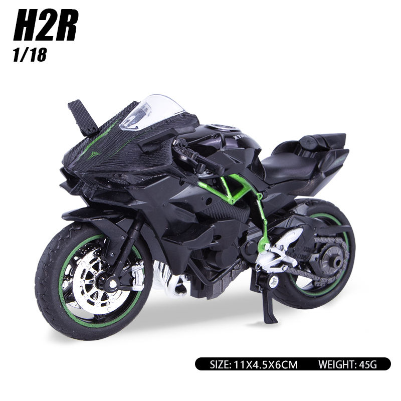 1/18 Kawasaki Motorcycle black