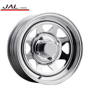 Fabricant de roues en acier, jantes de <span class=keywords><strong>remorque</strong></span> en acier sur mesure, chrome - Product Image 2