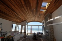 Panneaux de plafond en bois carbonisé, décoration d'intérieur ou d'extérieur, accessoire de maison