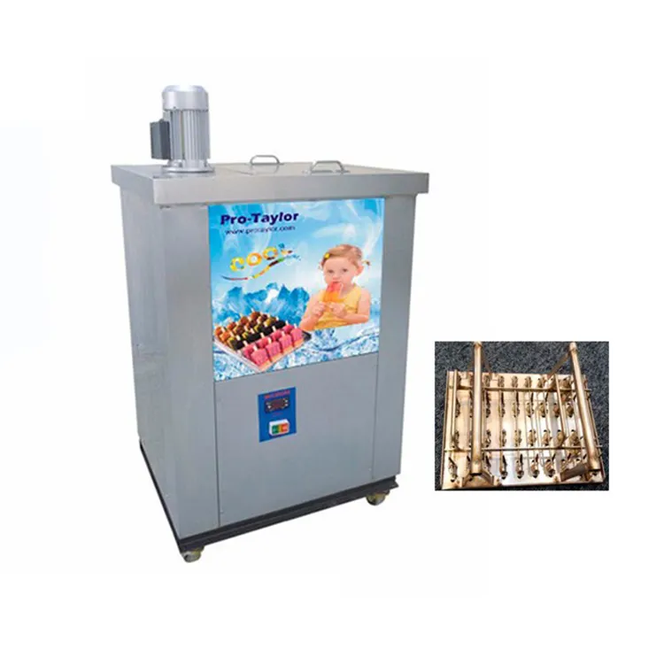 Machine commerciale de fabricant de glace Popsicle Pop de glace faisant la machine Machine de fabricant de glace de congélateur électrique personnalisée