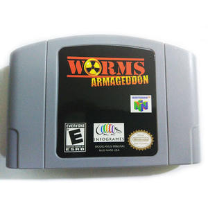 Juego de <span class=keywords><strong>gusanos</strong></span> retro Apocalipsis camarlo Kart Marlo party everdrive para Cartucho N64 - Product Image 1