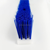 Brosse plate à fils en nylon et plastique PP pour plaques