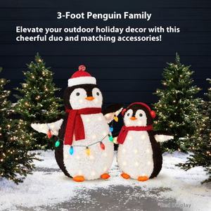 2025 yeni yıl kapalı açık LED ışık dize dekorasyon noel demir penguen avlu aydınlık heykelcik oyuncaklar sınır ötesi - Product Image 2