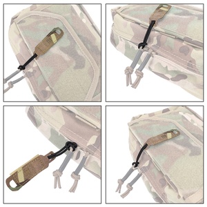 Sinairsoft Tirador de Cremallera Táctico de Nylon 500D con Gancho y Cordón - Product Image 4