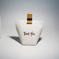 Nouveauté Boîtes à bonbons de remerciement Noir et blanc Minimaliste Boîtes de faveur de mariage Boîtes cadeaux estampées à chaud Thanksgiving Vente en gros