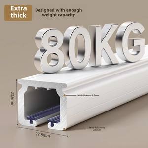 Systèmes résistants de <span class=keywords><strong>rail</strong></span> de rideau avec de doubles rails pour des applications en couches de rideau - Product Image 4