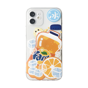 Waterproof plain transparent painted beverage sparkling water mobile mobile phone case packing box