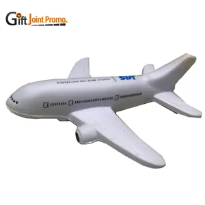 Promotional PU Foam Airplane Stress Ball Anti Stress Air Plane PU Stress Ball