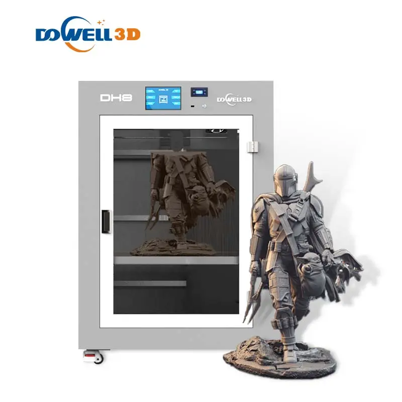 Dowell 2023 impressora 3d industrial, alta temperatura grande tamanho 600*600*800mm impressora 3d