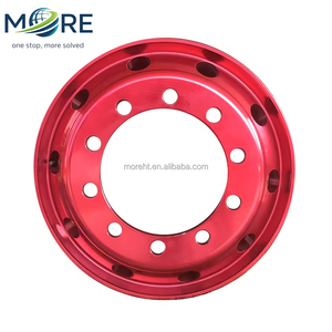 Jantes en aluminium MEIKA 24,5x8,25 pour véhicules d'ingénierie - Jantes forgées personnalisables, brillantes, certifiées ISO/TS16949 - Product Image 2
