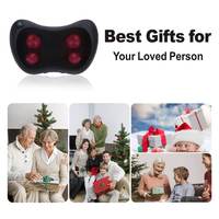 Coussin de massage électrique Shiatsu chauffant pour le cou et le dos, pour la maison et la voiture, soulagement de la douleur